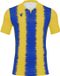 Macron Miram Shirt Korte Mouw Heren - Royal / Geel | Maat: L