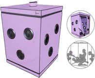 secret dome Kink Club Cabin Scandale Purple