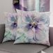 PETTI Artigiani Italiani - Paar kussenslopen 35 x 35 cm van microvezel, decoratief kussen voor slaapkamer, bank, woonkamer, set van 2 kussenslopen, bloemenpatroon 159, 100% Made in Italy