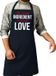 Bellatio Decorations The secret ingredient cadeau katoenen schort navy voor heren