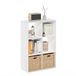 Furinno Pelli Kubieke Opbergkast, 3x2, Wit