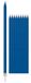 Givi Italia Taartkaarsjes - 10x - blauw - 15,5 cm