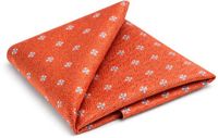 Suitable Zijde Pochet Blue Star Rood