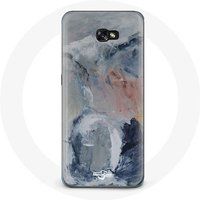Maniacase Etui voor Samsung Galaxy A3 2017 Grijze abstracte textuur achtergrond