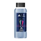 adidas UEFA Champions League Goal Edition Douchegel, met langdurige frisse, groene fougère geur met natuurlijke etherische oliën voor mannen, 250 ml