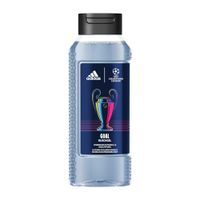 adidas UEFA Champions League Goal Edition Douchegel, met langdurige frisse, groene fougère geur met natuurlijke etherische oliën voor mannen, 250 ml