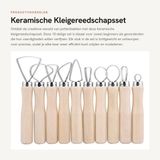 Merkloos Dailygoods- Kleigereedschapsset 10-Delig