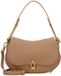 Coccinelle Leren Schoudertas Magie Soft Shoulderbag Grained Leather Skin Lichtbruin