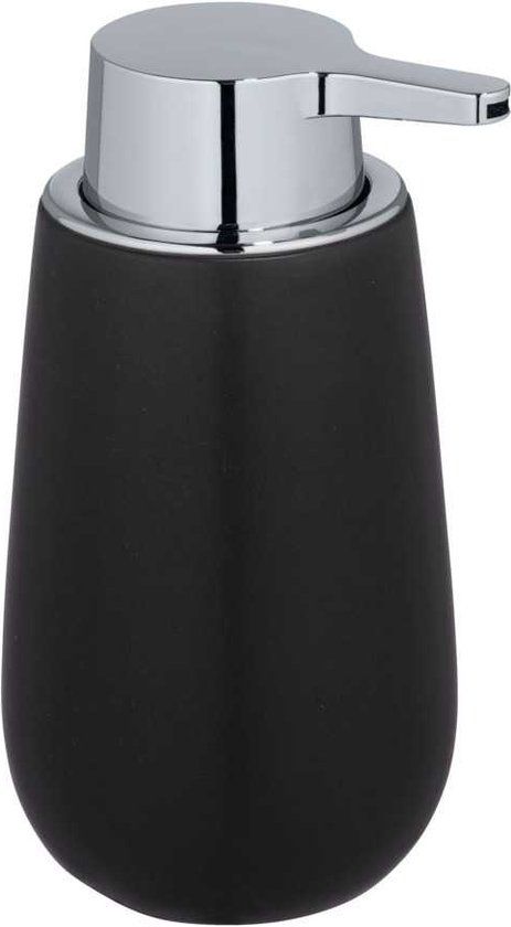 Wenko Badi Zeepdispenser - Zwart - 150 ml - RVS