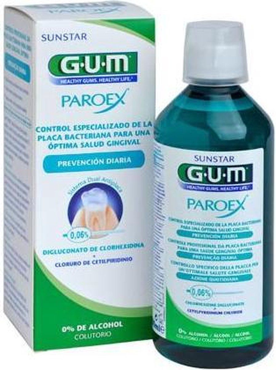 Gum Paroex Mondspoeling 0,06% Chloorhexidine - 500 ml