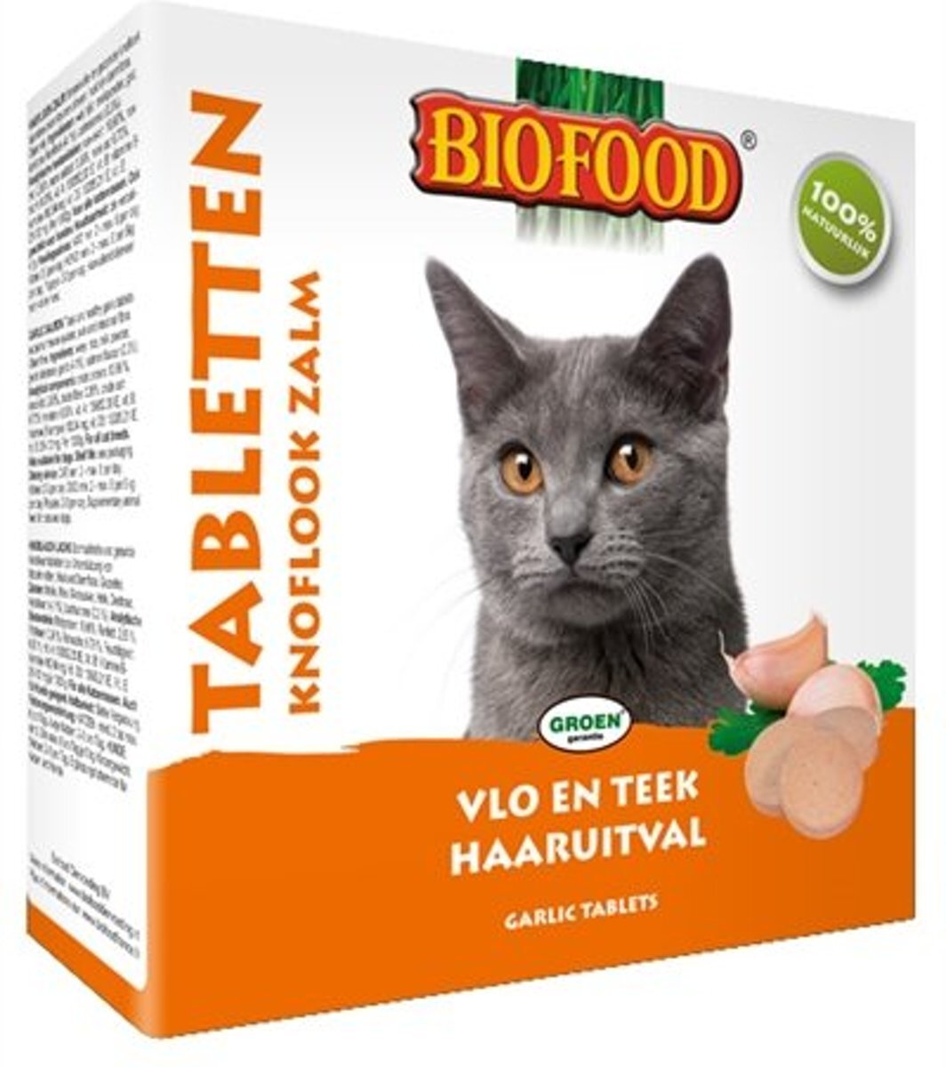 BIOFOOD Kattensnoepjes Anti Vlo ZALM 100 stuks