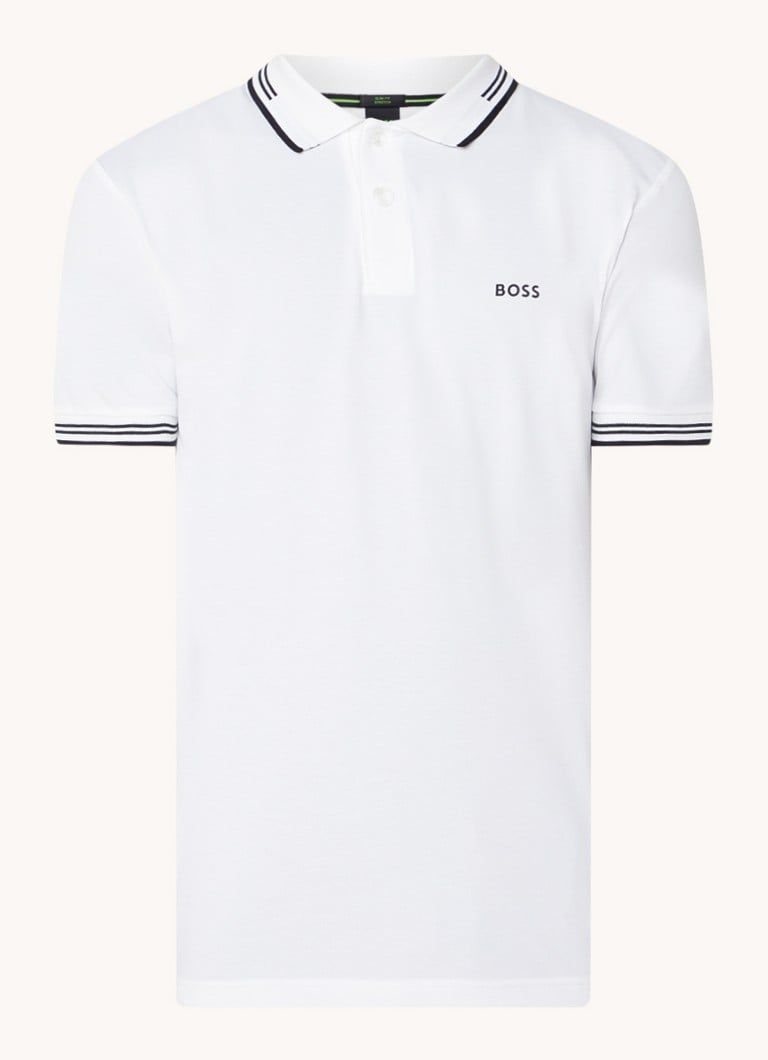 HUGO BOSS Paul regular fit polo - piqué katoen - logo