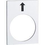 Schneider Electric - Harmony Étiquette 30x40mm Blanc Montée Pv Schneider Zb2by4951