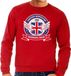 Bellatio Decorations Engeland Rood Engeland drinking team sweater rood heren XL