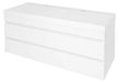 Kolpa NAOMI meuble de salle de bain avec lavabo, modèle OUN 120, couleur blanc