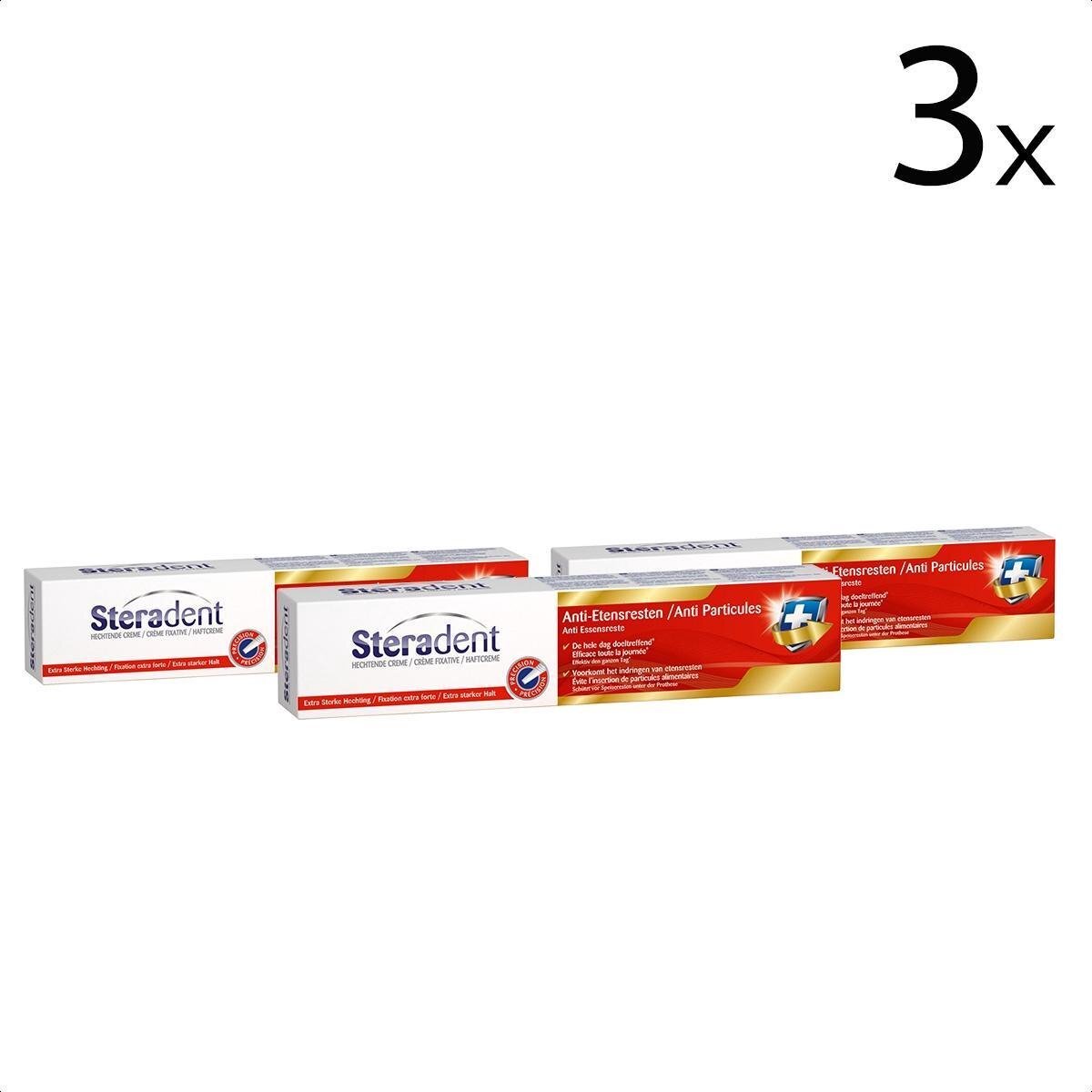 Steradent Fixative Anti-Particule 75gr x3