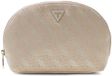 GUESS sac accessoire Dome Pouch Stone Logo beige