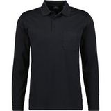 Ragman Poloshirt Soft Knit Polo Knopf Langarm