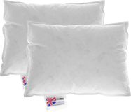 Homescapes Kussenvulling Set van 2 – 40x30 cm – Ganzendons & Veren Binnenkussens – 100% Katoen Tijk – OEKO-TEX® & RDS Gecertificeerd