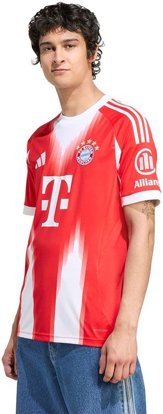 Adidas Fc Bayern 25/26 Thuis T-shirt Met Korte Mouwen Rood M Man