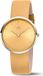 Boccia montre femme 3309-15, modèle tendance avec bracelet en cuir, jaune