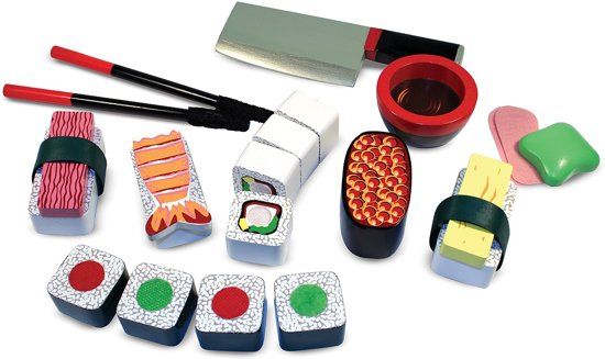 MELISSA & DOUG - Houten Sushi Snijden Speelset