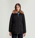 Woolrich Damen CFWWOU2238FRUT1974 Schwarze Faux-Fur-Feldjacke