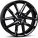BORBET DESIGN N schwarz glänzend 6,5Jx17 5x112 ET46,1