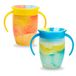 Munchkin Miracle 360° Tie Dye Kubek Tropical żółty i niebieski 2 szt., 207 ml