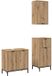 vidaXL Badkamermeubel Set Artisan Eiken 39,5 x 36 x 88 cm