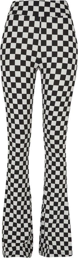 Urban Classics Ladies Checked Boot Cut Leggings