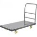 Happiq Plateforme chariot - Chariot - Chariot de magasinage - Chariot de magasinage avec roues en nylon