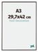 Your Decoration - Cadre photo Evry A3 29.7x42 cm Plastique Anthracite