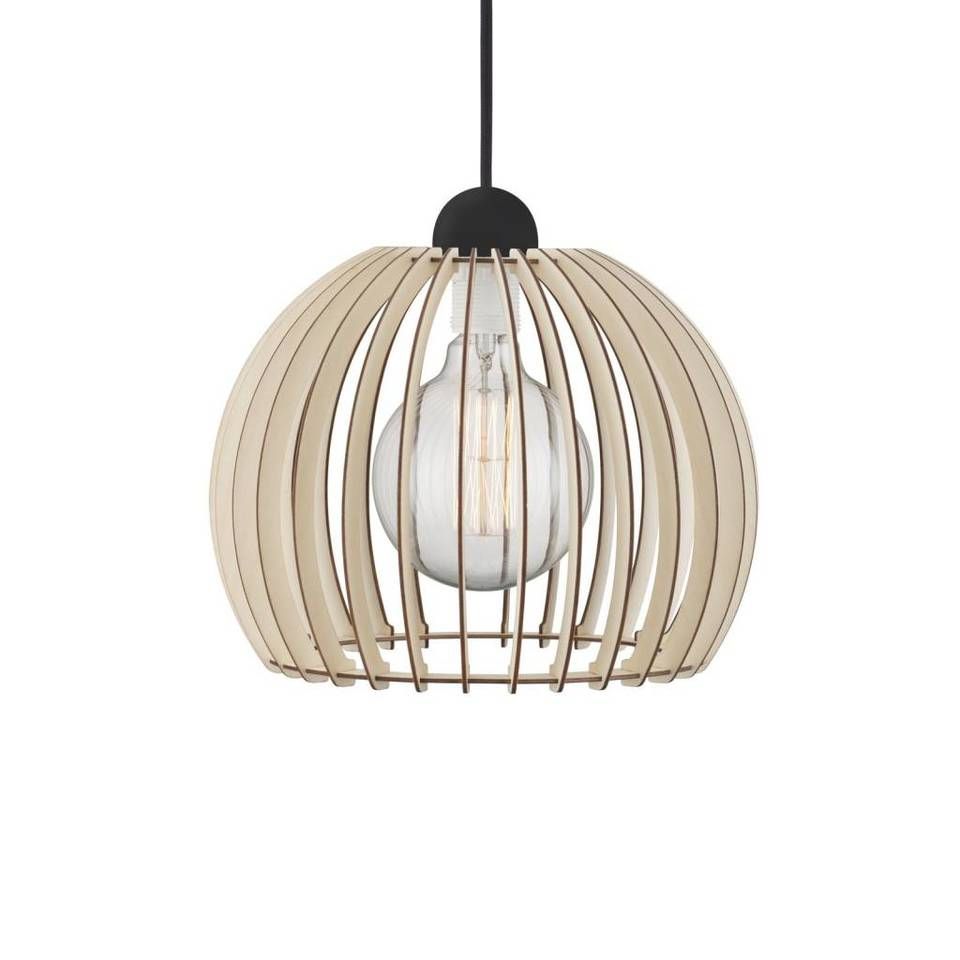 NORDLUX chino 30 - hanglamp - hout - 5701581346383