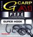 Spro A1 G-Carp Super Hook PTFE size 4 - Zwart - Haakmaat 4 - 10 stuks