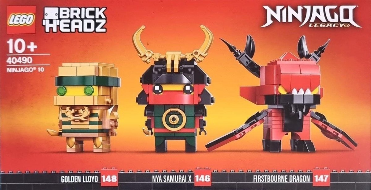 lego LEGO BrickHeadz™ NINJAGO® 10 - 40490