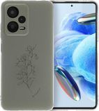 iMoshion Hoesje Xiaomi Redmi Note 12 Pro - Floral Green - Back Cover