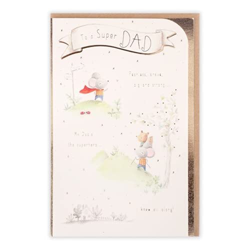Clintons Clintons: Vaderdagkaart Super Papa, Super Mouse, Dad on Father's Day Card, Vaderdag kaart, 165 x 254, meerkleurig, 1165759