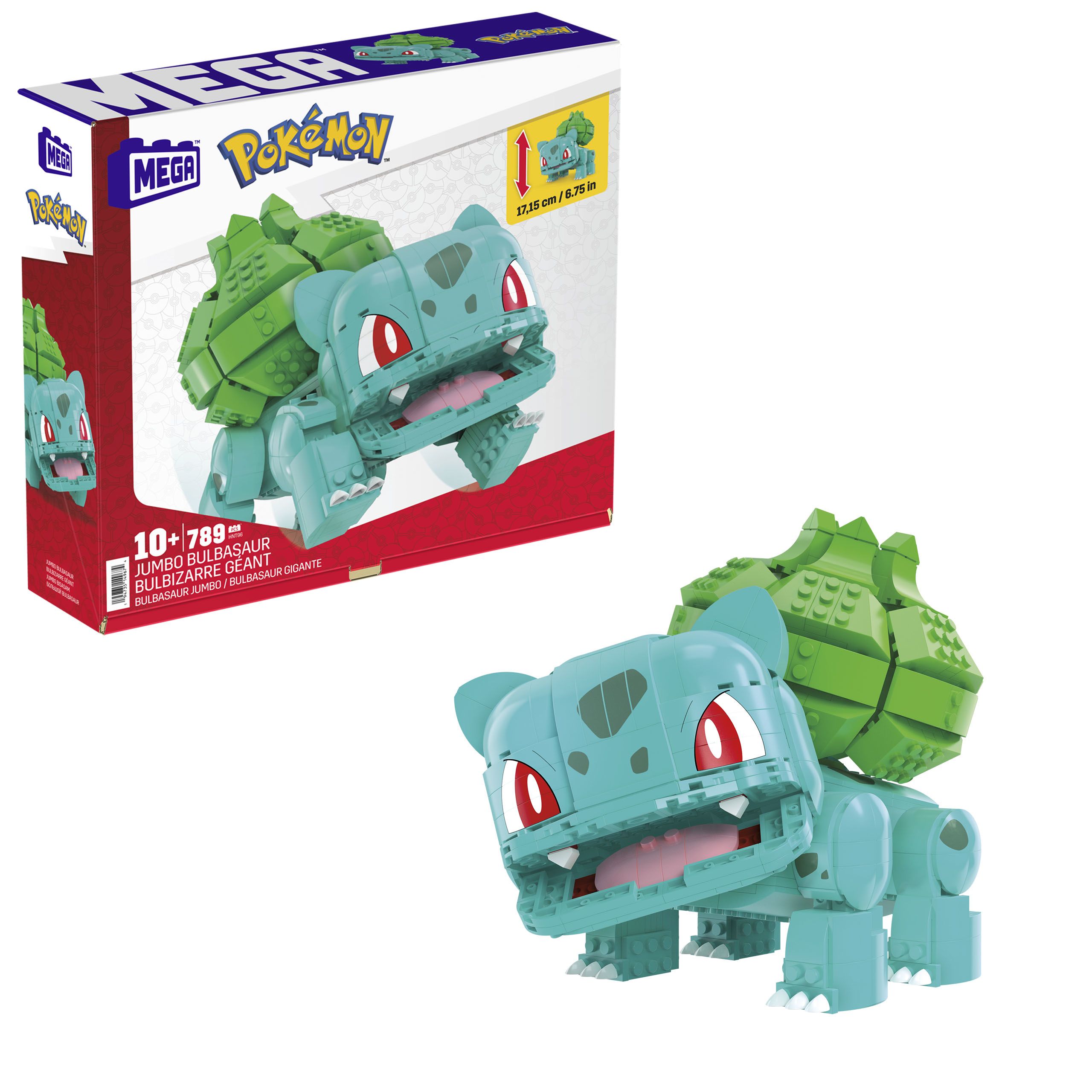 MEGA Pokémon Jumbo Bulbasaur Bouwset - 789 Onderdelen
