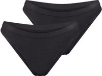 sloggi GO Sense Brasilslip voor dames, zwart, 2-pack