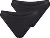 sloggi GO Sense Brasilslip voor dames, zwart, 2-pack
