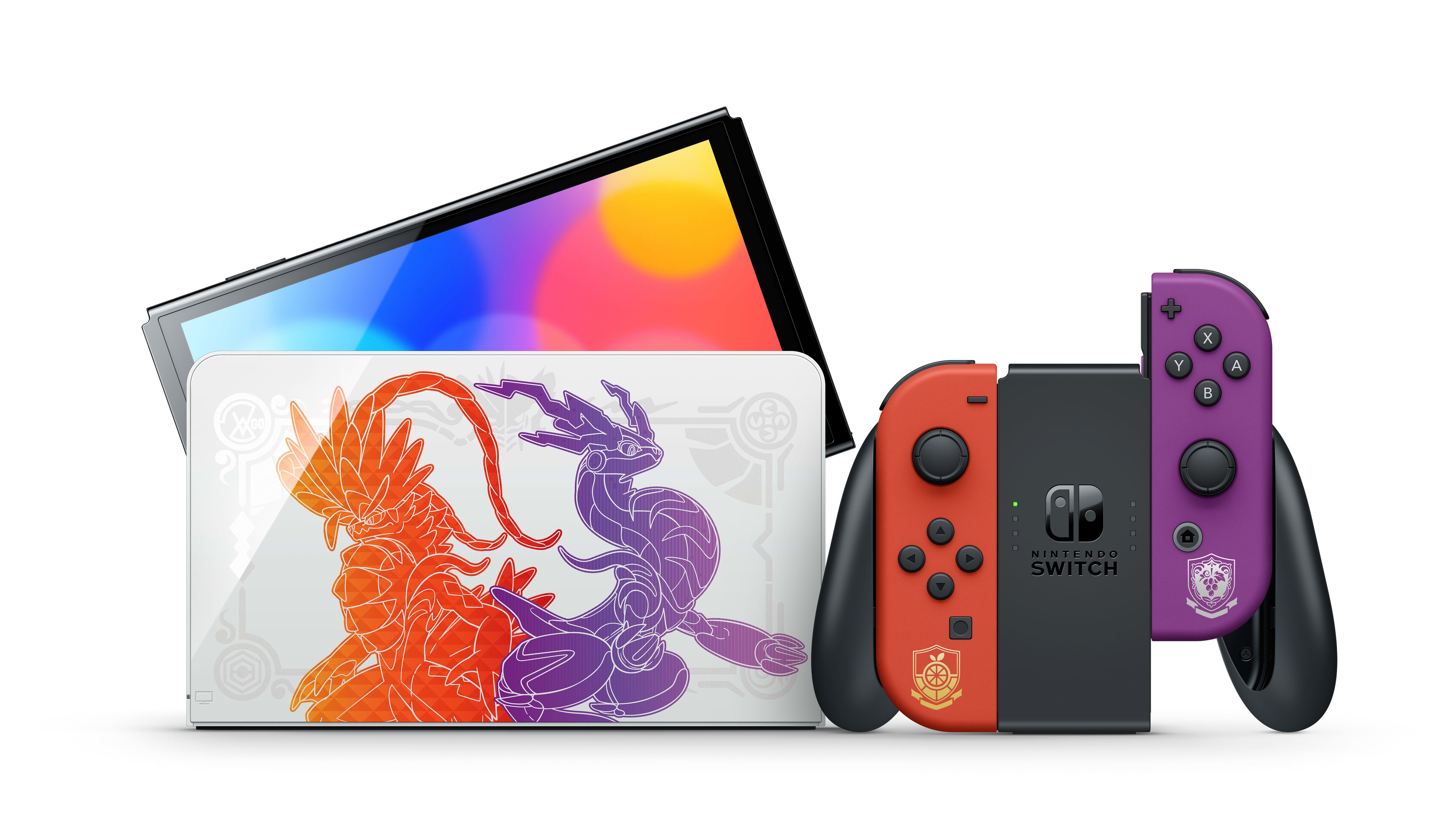 Nintendo Switch OLED Pokémon Scarlet & Violet Edition - 7" - 64GB - Multicolour