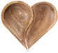 Orion Mango Serie - Plat en hout - Hartvormig - 2 Stuks