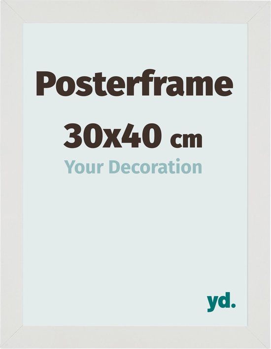 Your Decoration Posterlijst 30x40 cm - MDF - Wit Mat - Parma