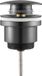 BES LED Clickwaste Afvoerplug - Leoni Clis - Messing - PVD - Gunmetal Grijs