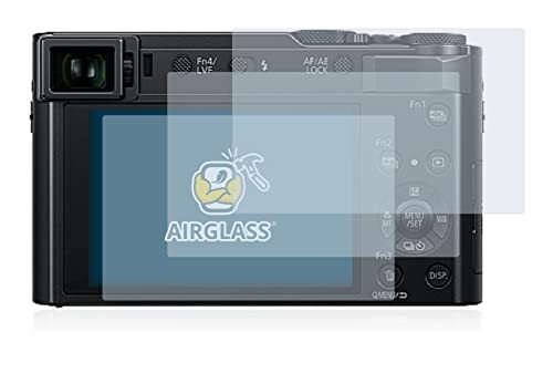 brotect Hybride Glas Screenprotector compatibel met Panasonic Lumix DC-TZ202 (3 Stuks) Schermbeschermer [9H hardheid, Beschermglas-Folie niet glas]