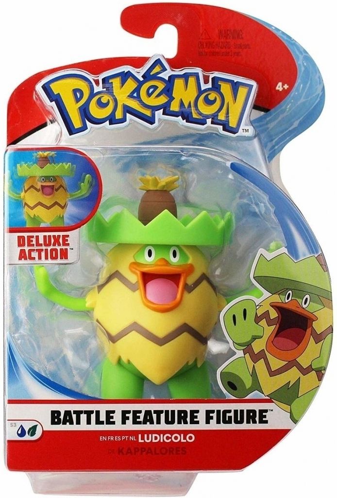 Wicked Cool Toys Pokemon Battle Feature Figure - Ludicolo - 2020