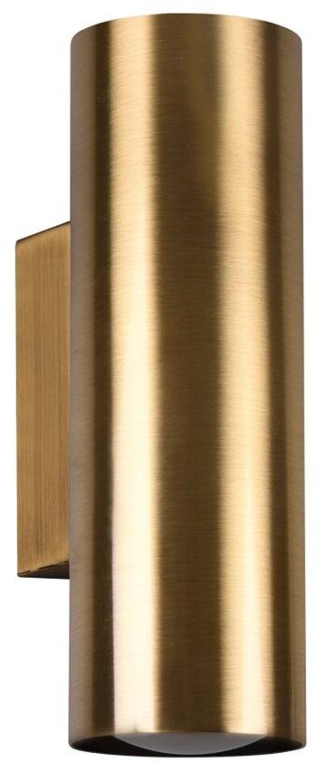 TRIO MARLEY - Wandlamp - Oud messing - 2x GU10 - 3W - Exclusief lichtbron