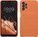 kwmobile hoesje geschikt voor Samsung Galaxy A32 5G - Hoesje met siliconen coating - Smartphone case in warme abrikoos