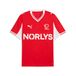 PUMA Deense handbalbond thuisshirt voor Heren, Rood/Wit, Maat L